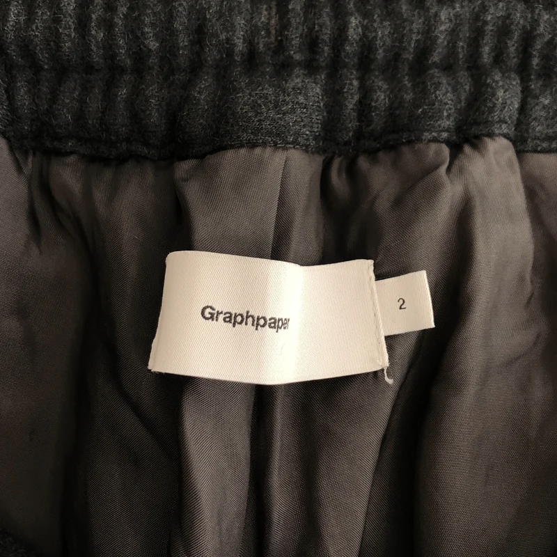 Graphpaper / グラフペーパー | 2025AW | Wool Smooth Flannel Easy Wide Pants / ウール スムースフランネル イージーワイドパンツ | 2 | メンズ