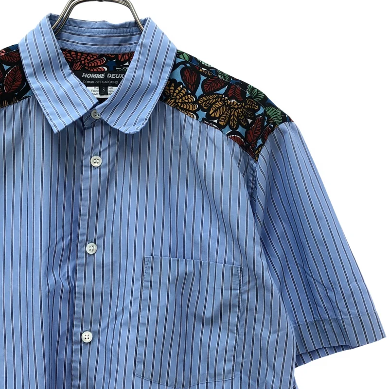 COMME des GARCONS HOMME DEUX / コムデギャルソンオムドゥ | 2018SS | コットン アロハショルダー ショートスリーブシャツ | S | メンズ