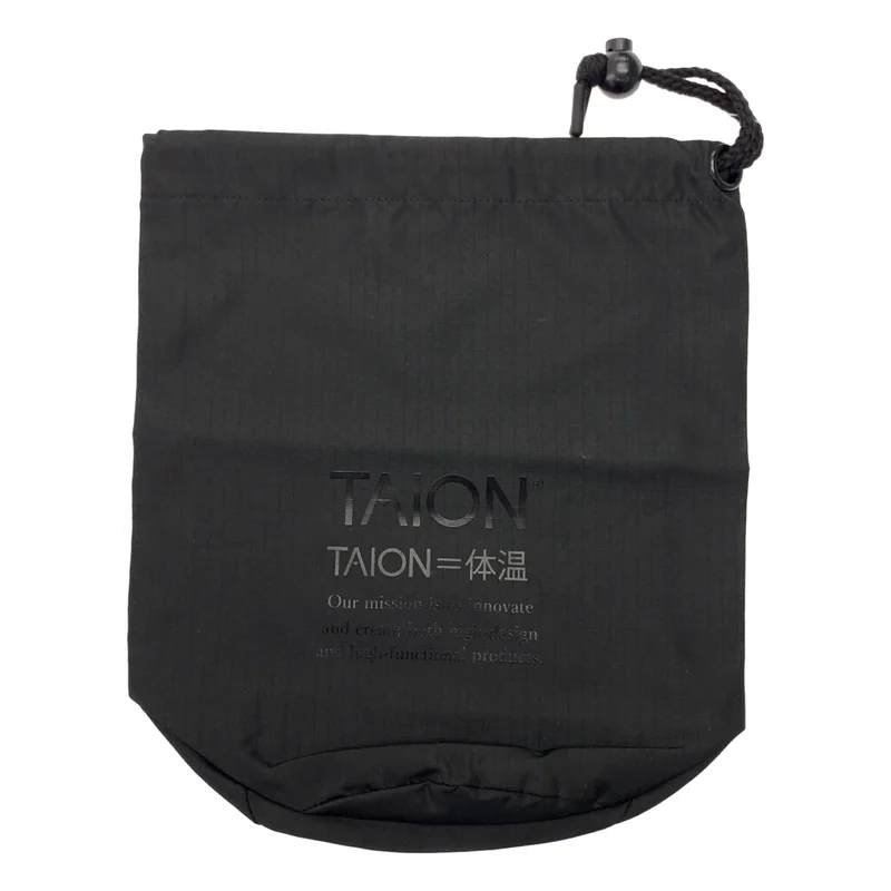 TAION / タイオン | U NECK BUTTON JACKET キルティング ノーカラージャケット | M/L | メンズ