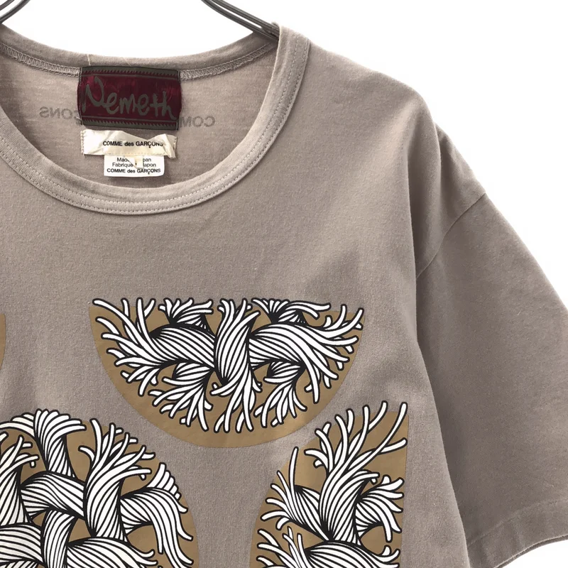 COMME des GARCONS / コムデギャルソン | 2024AW | × Nemeth / ツイストロープ プリントTシャツ | L | メンズ