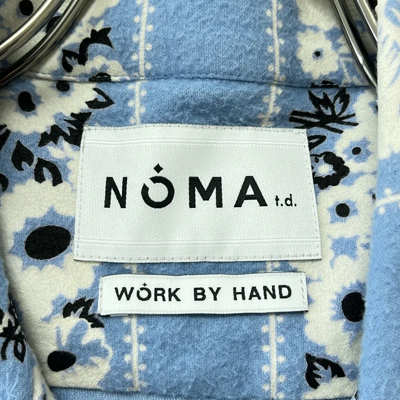 NOMA t.d. / ノーマティーディ | フラワープリント オープンカラービッグシャツ | 3 | メンズ