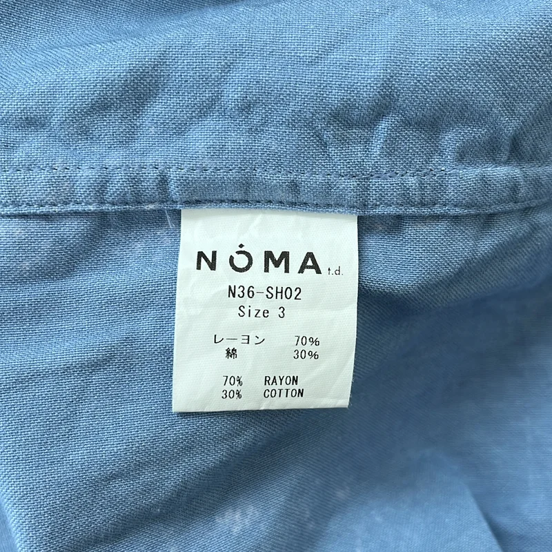 NOMA t.d. / ノーマティーディ | フラワープリント オープンカラービッグシャツ | 3 | メンズ