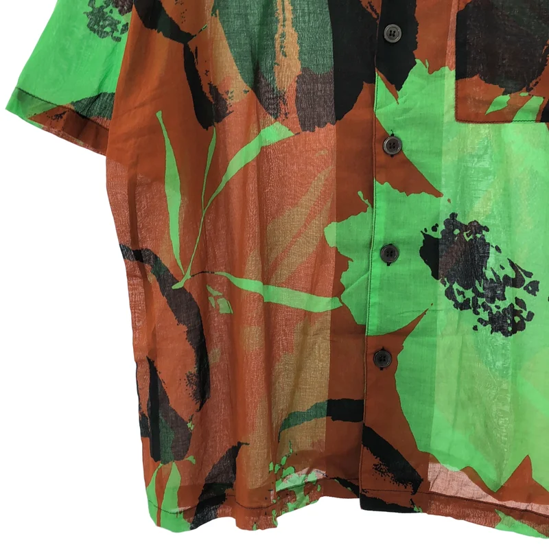 WAXMAN BROTHERS / ワックスマンブラザーズ | 2024SS | OVER HAWAII SHRTS AET / コットン オーバーハワイシャツ | S | レディース