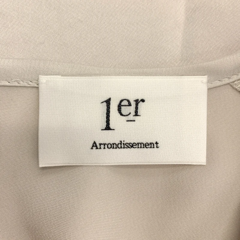 1er Arrondissement / プルミエアロンディスモン | サテン ノースリーブ ブラウス |