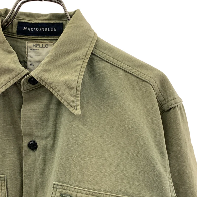 MADISON BLUE / マディソンブルー | HAMPTON SHIRT / ミリタリー ハンプトンシャツ | 01 | レディース