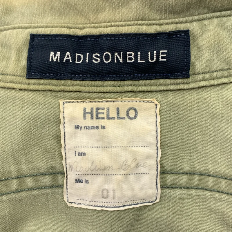 MADISON BLUE / マディソンブルー | HAMPTON SHIRT / ミリタリー ハンプトンシャツ | 01 | レディース