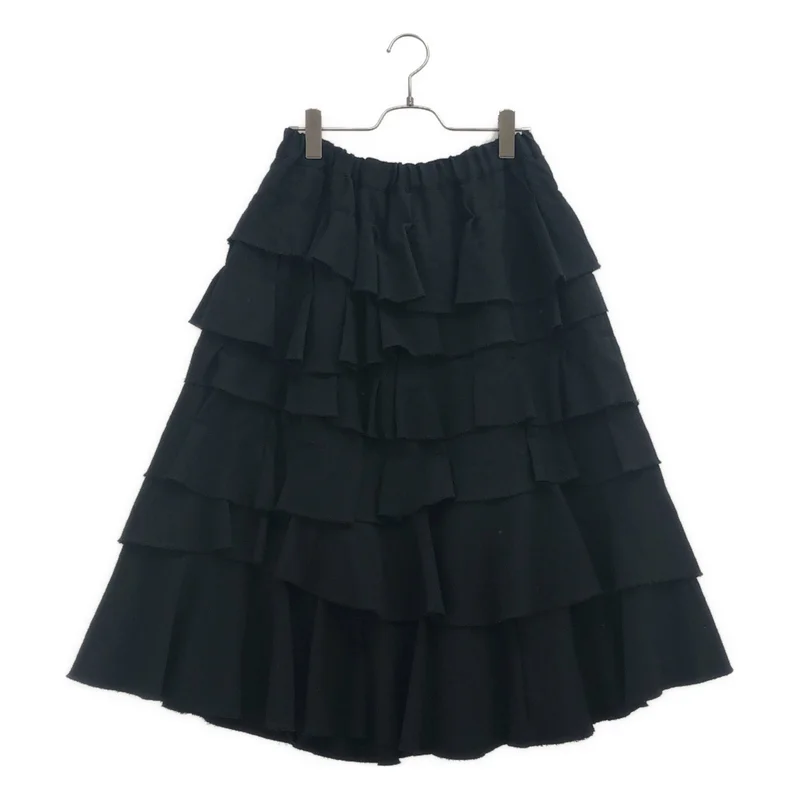 COMME des GARCONS COMME des GARCONS / コムコム | 2017AW | ウール フリル ティアードスカート | S | レディース