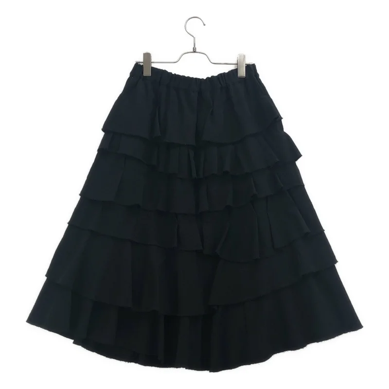 COMME des GARCONS COMME des GARCONS / コムコム | 2017AW | ウール フリル ティアードスカート | S | レディース