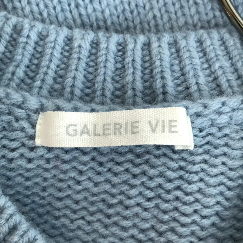 GALERIE VIE / ギャルリーヴィー | ファインウール クルーネックプルオーバー | S | レディース