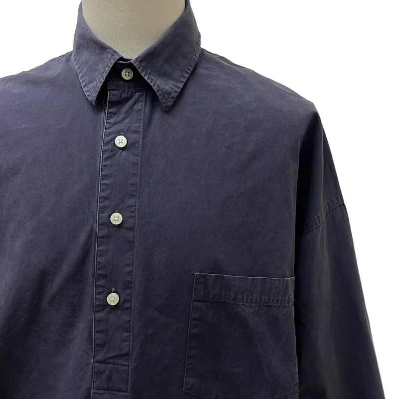 MADISON BLUE / マディソンブルー | 2020SS | オーバーシルエット 袖ロゴ シャツ ワンピース | S | レディース