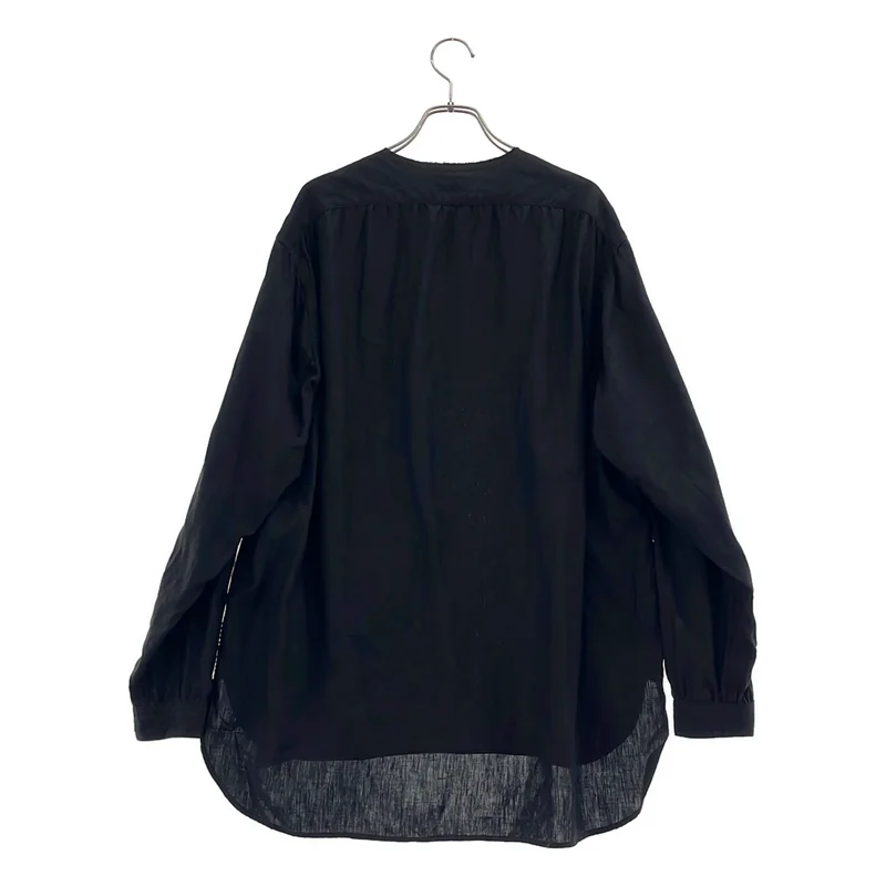 calmlence / カームレンス | SHIRT021. Cutoff Neck Pullover Shirt High Density Linen Cloth. シャツ | 1 | メンズ