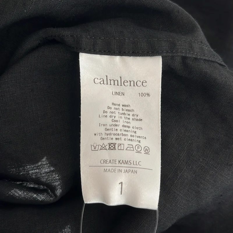 calmlence / カームレンス | SHIRT021. Cutoff Neck Pullover Shirt High Density Linen Cloth. シャツ | 1 | メンズ