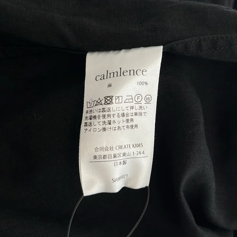 calmlence / カームレンス | SHIRT021. Cutoff Neck Pullover Shirt High Density Linen Cloth. シャツ | 1 | メンズ