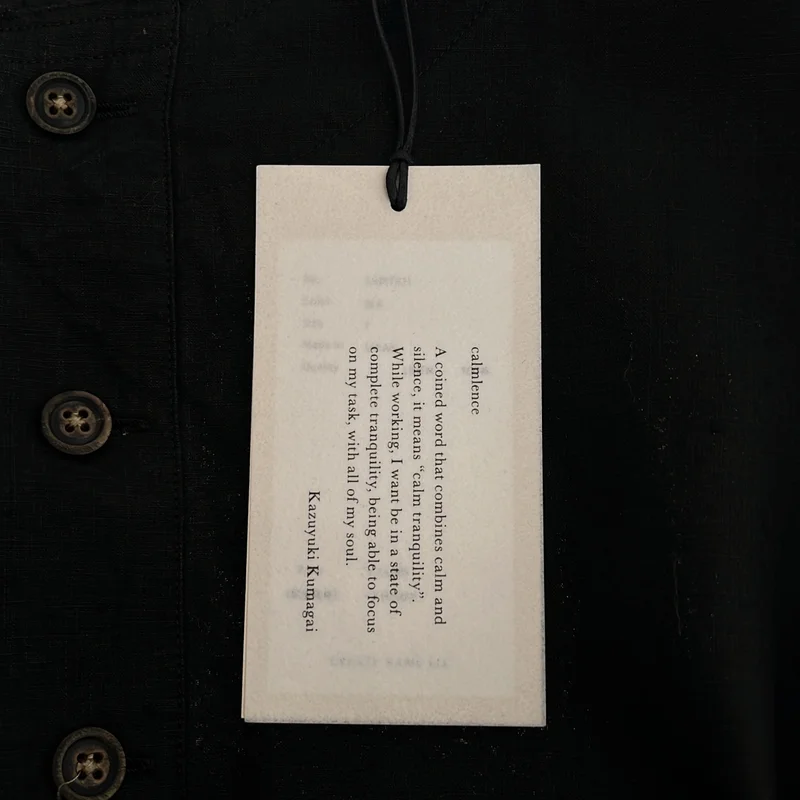calmlence / カームレンス | SHIRT021. Cutoff Neck Pullover Shirt High Density Linen Cloth. シャツ | 1 | メンズ