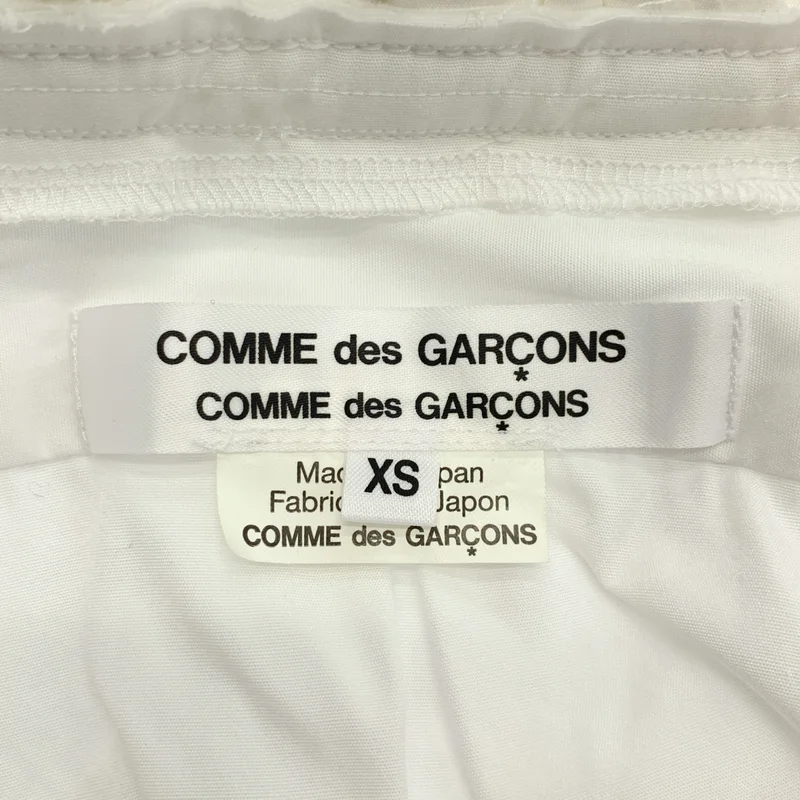COMME des GARCONS COMME des GARCONS / コムコム | 2017AW | 製品洗い加工 コットン デザインカラー シャツ | XS | レディース