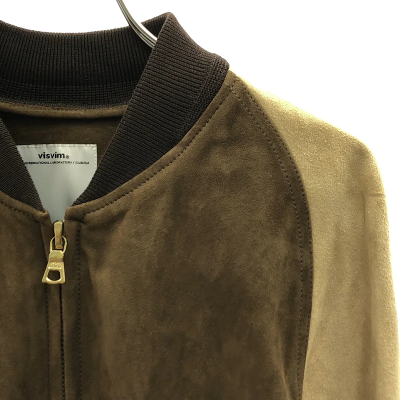 visvim / ビズビム | VARSITY JKT SUEDE / 山羊革 ゴートレザー スエード ブルゾン ジャケット | 1 | メンズ