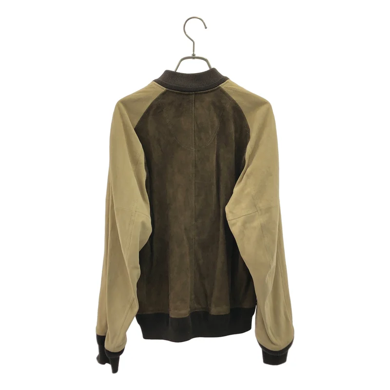 visvim / ビズビム | VARSITY JKT SUEDE / 山羊革 ゴートレザー スエード ブルゾン ジャケット | 1 | メンズ