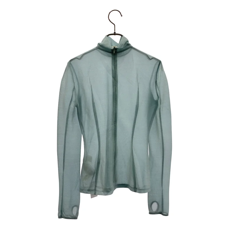 Mame Kurogouchi / マメクロゴウチ | 2024SS | Lame Jersey High Neck Sheer Top ラメ ハイネック シアー カットソー | 1 | レディース