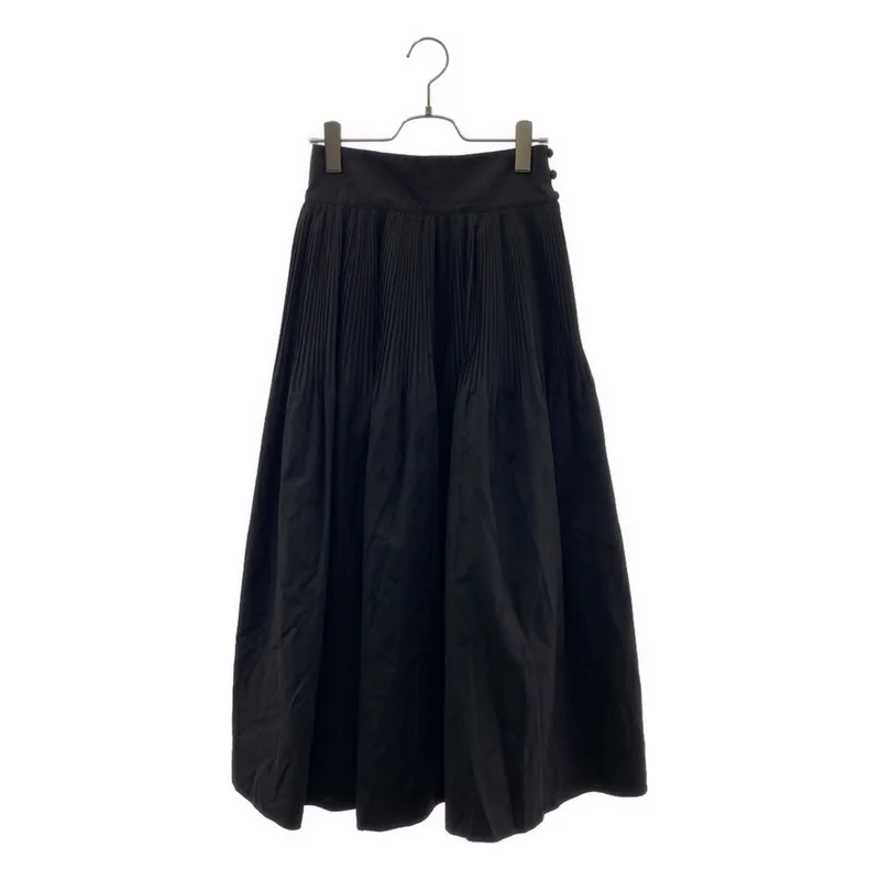 Mame Kurogouchi / マメクロゴウチ | 2024AW | Floral Jacquard Cotton Pleated Skirt プリーツ フレアスカート | 1 | レディース