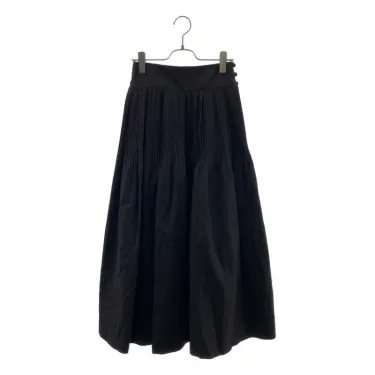 Mame Kurogouchi / マメクロゴウチ | Velour Jersey I-Line Skirt