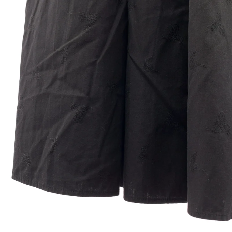 Mame Kurogouchi / マメクロゴウチ | 2024AW | Floral Jacquard Cotton Pleated Skirt プリーツ フレアスカート | 1 | レディース