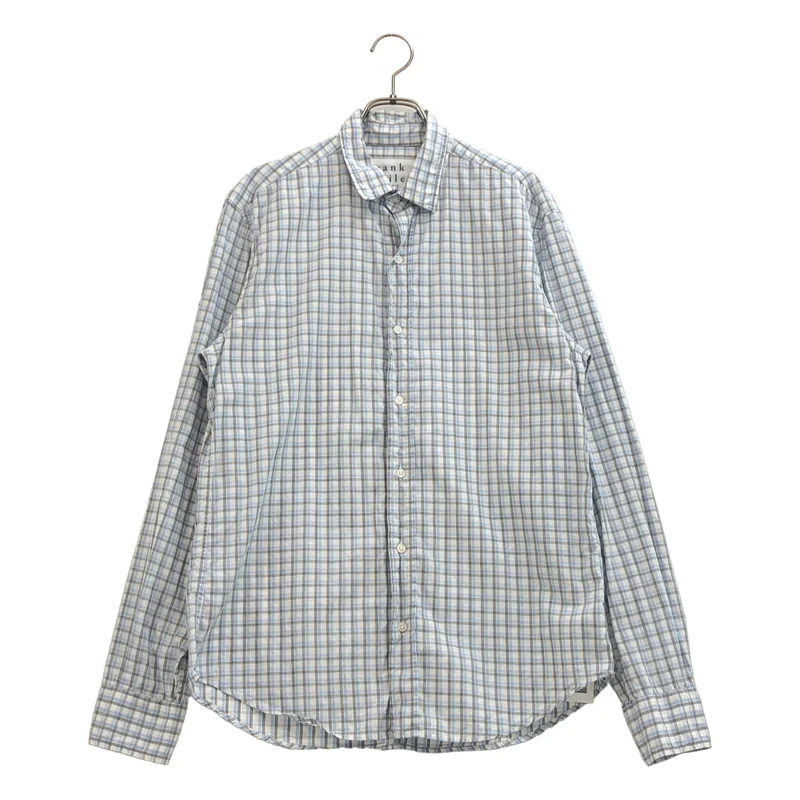 Frank&Eileen / フランクアンドアイリーン | 長袖チェックシャツ ホワイト系 | S | レディース