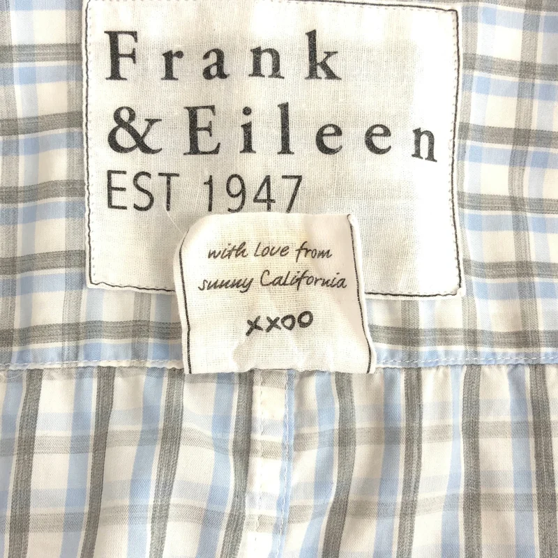 Frank&Eileen / フランクアンドアイリーン | 長袖チェックシャツ ホワイト系 | S | レディース
