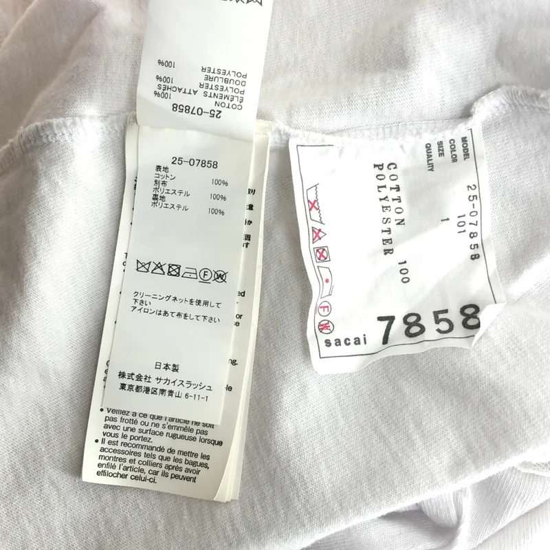 sacai / サカイ | Tシャツ_半袖 25-07858 | 1 | レディース