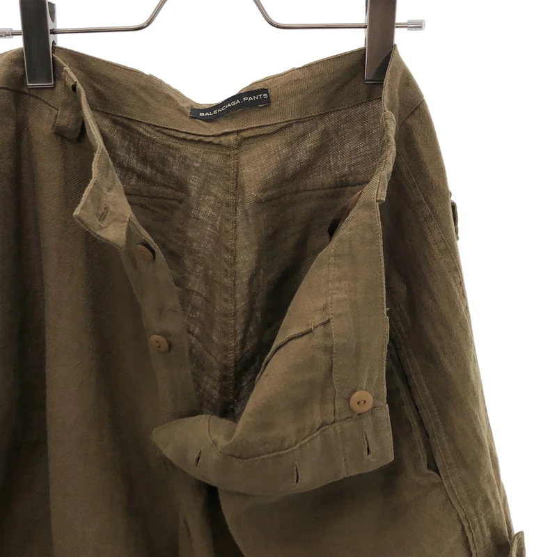 BALENCIAGA / バレンシアガ | アジャスターロールアップ ワイド ショートパンツ ショーツ | 44 | レディース