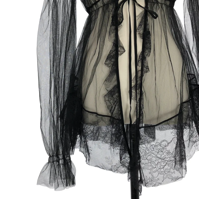 FETICO / フェティコ | 2024AW | BABY DOLL BLOUSE ベビードールブラウス | 1 | レディース
