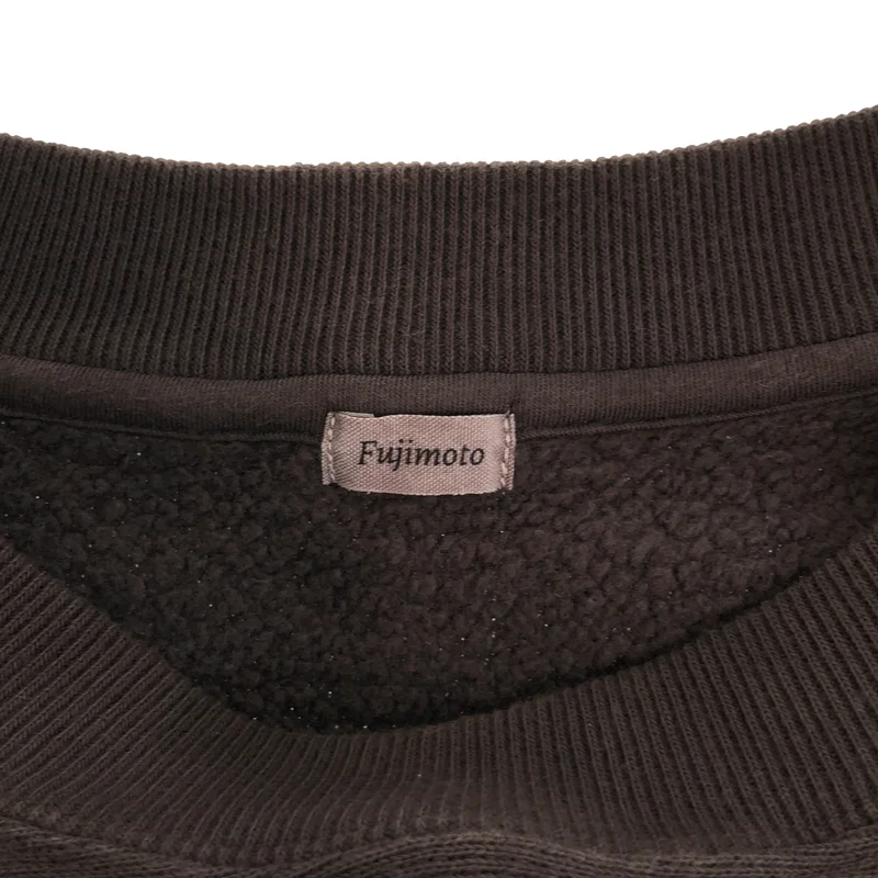 Fujimoto / フジモト | 2023AW | Overdyed Sweat Shirt "FLOWERS" / バックプリント オーバーダイ スウェットシャツ | 1 | メンズ