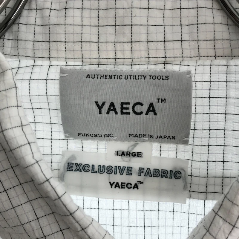 YAECA / ヤエカ | コットン チェック コンフォートシャツ | L | メンズ