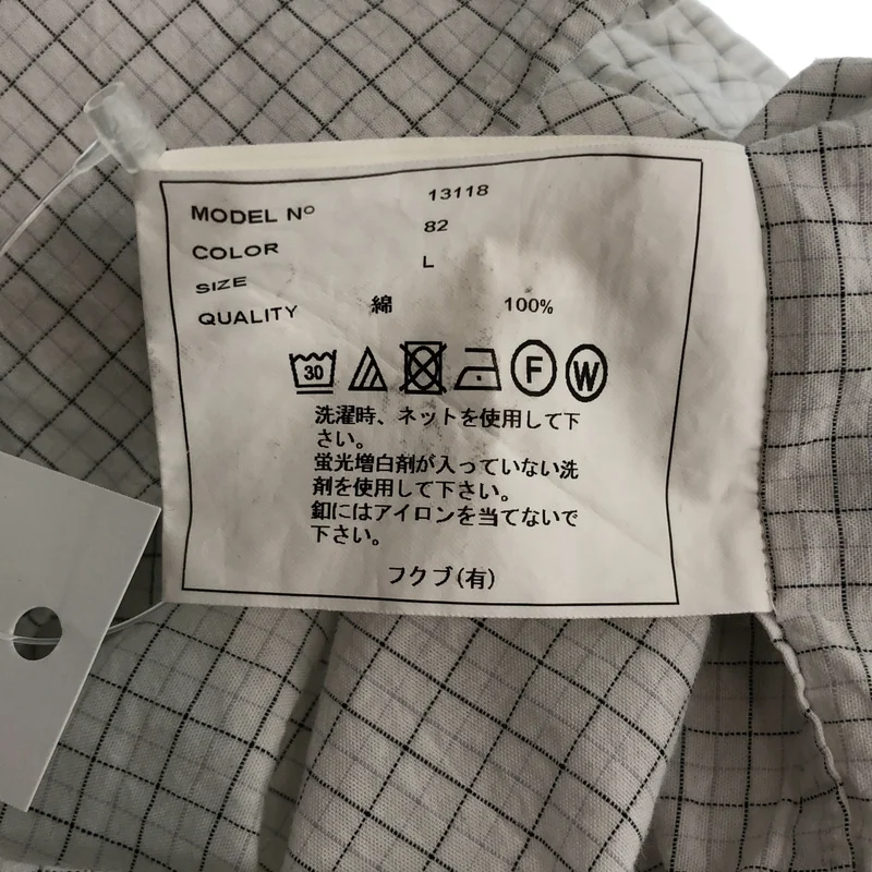 YAECA / ヤエカ | コットン チェック コンフォートシャツ | L | メンズ