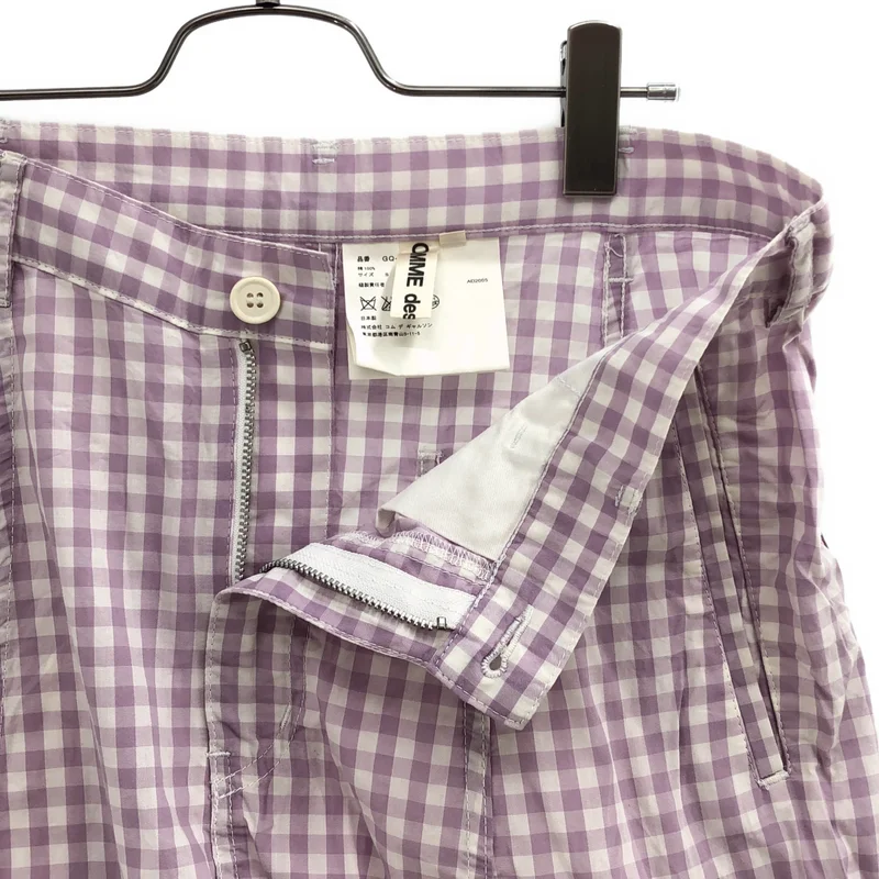 COMME des GARCONS / コムデギャルソン | 2006SS | ギンガムチェック パンツ GQ-P040 | S | レディース