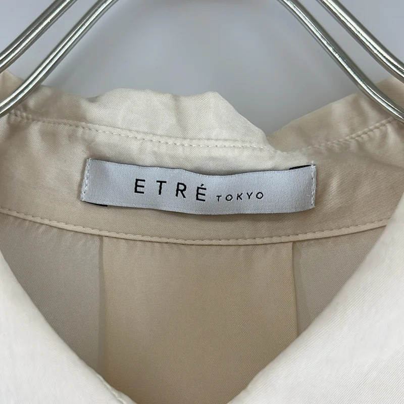 ETRE TOKYO / エトレトウキョウ | カフスカットオフキュプラシャツ | F | レディース