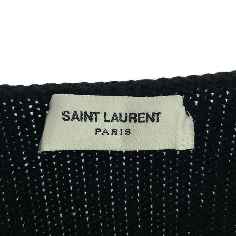 SAINT LAURENT PARIS / サンローランパリ | カシミヤ Vネック ニット_長袖 637299 | S | レディース