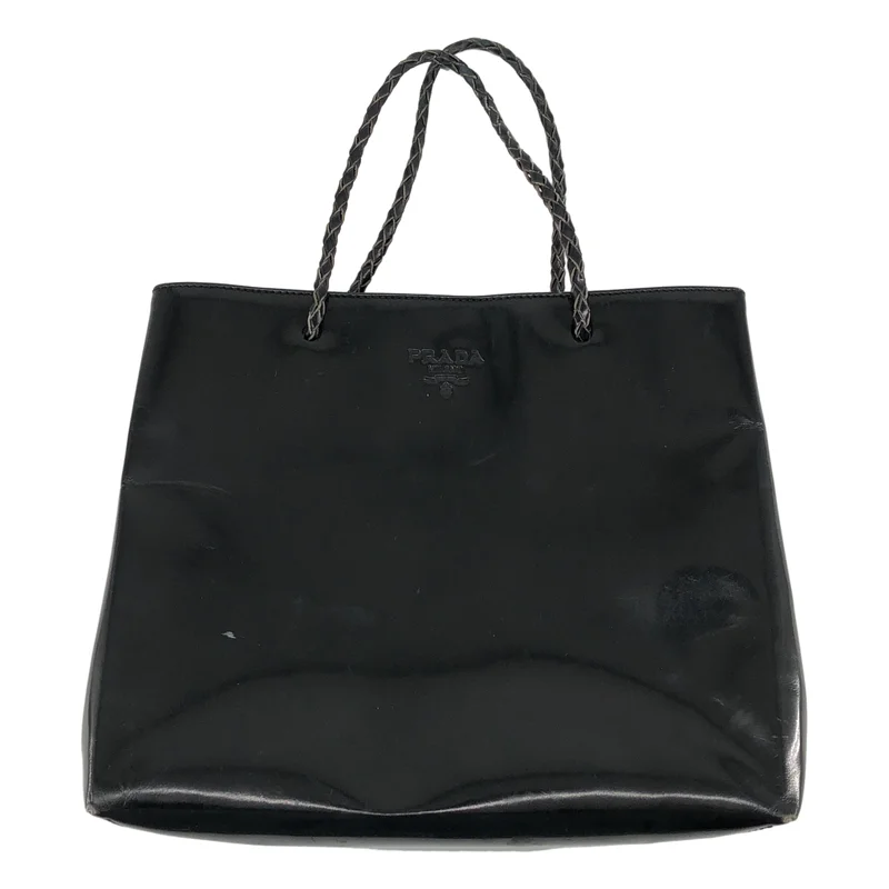 PRADA / プラダ | パテントレザー ロゴ トートバッグ |