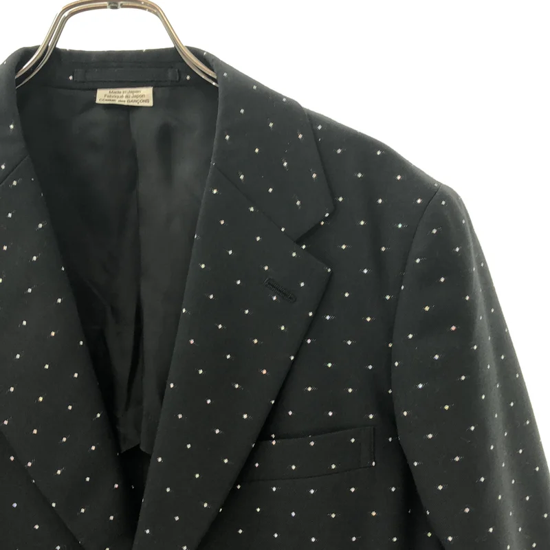 COMME des GARCONS HOMME PLUS / コムデギャルソンオムプリュス | 2025SS | ウール ドットラメ 2B テーラードジャケット PO-J066 | S | メンズ