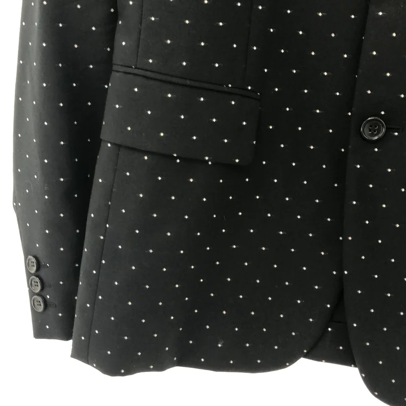 COMME des GARCONS HOMME PLUS / コムデギャルソンオムプリュス | 2025SS | ウール ドットラメ 2B テーラードジャケット PO-J066 | S | メンズ