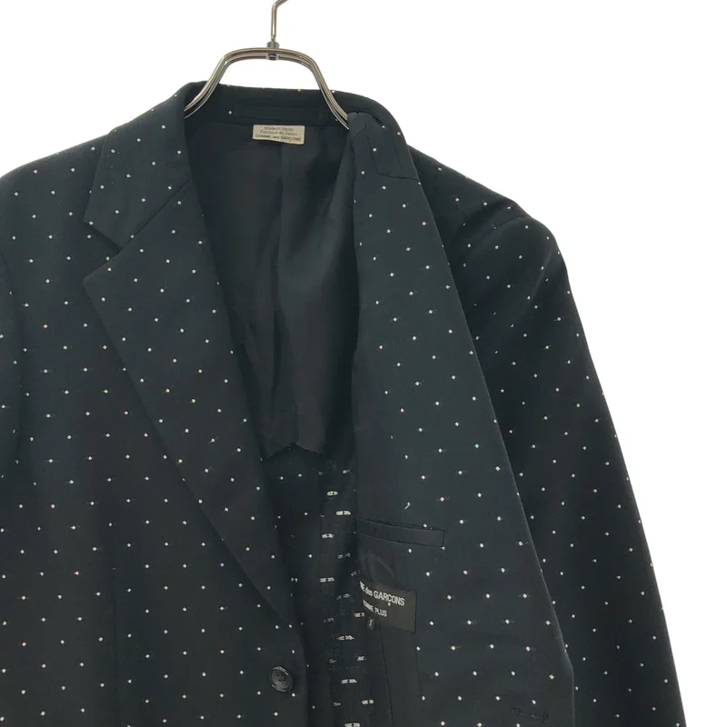 COMME des GARCONS HOMME PLUS / コムデギャルソンオムプリュス | 2025SS | ウール ドットラメ 2B テーラードジャケット PO-J066 | S | メンズ