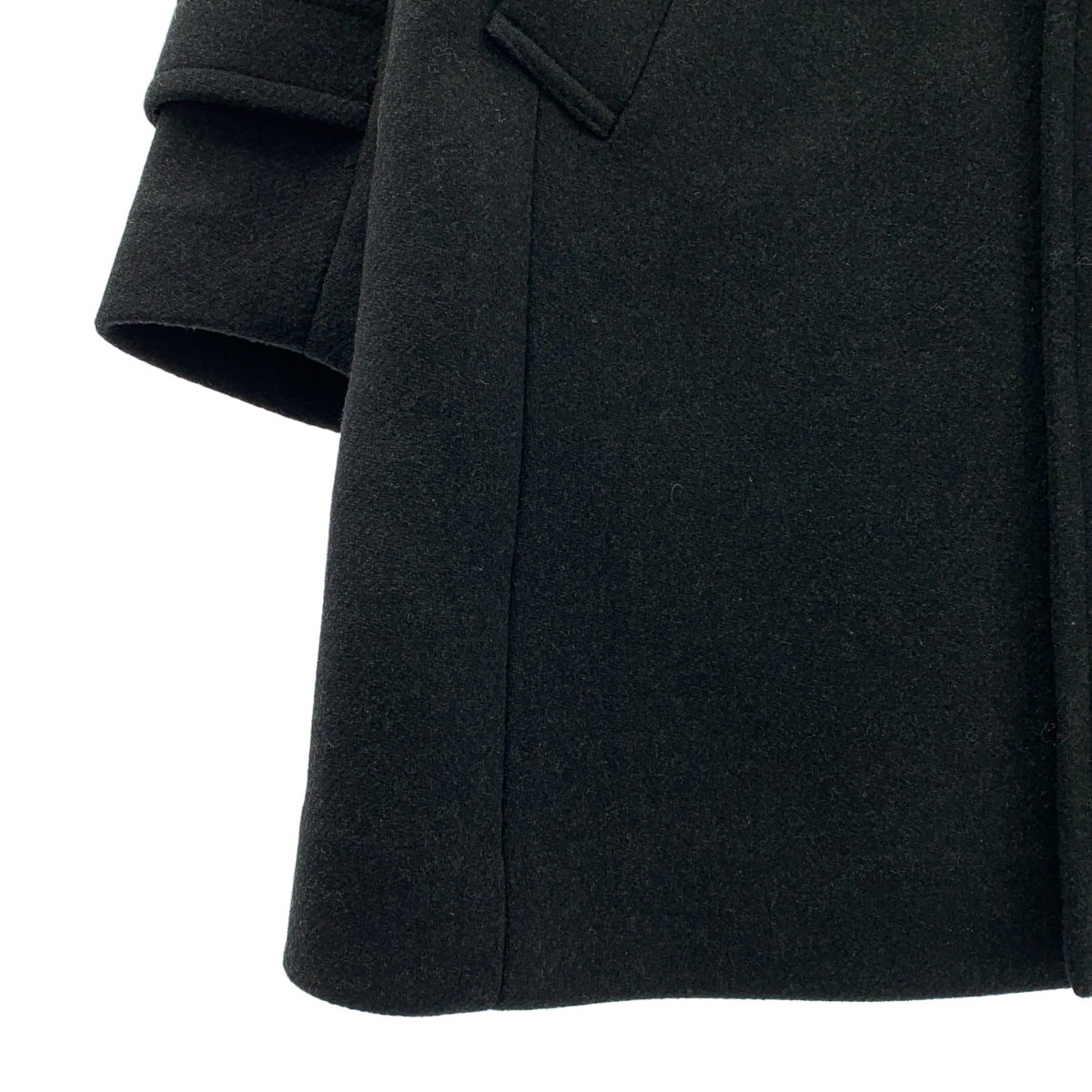 UNITED ARROWS / ユナイテッドアローズ | ADITL ダブルフェイス メルトン スタンドカラーコート | M | チャコールグレー | メンズ UNITED ARROWS / ユナイテッドアローズ | ADITL ダブルフェイス