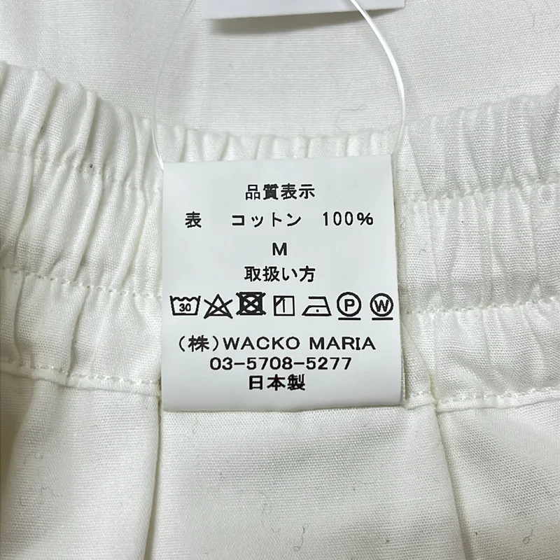 WACKO MARIA / ワコマリア | 世界平和プロジェクト / ロゴ ドローストリング ショートパンツ ショーツ | M | メンズ