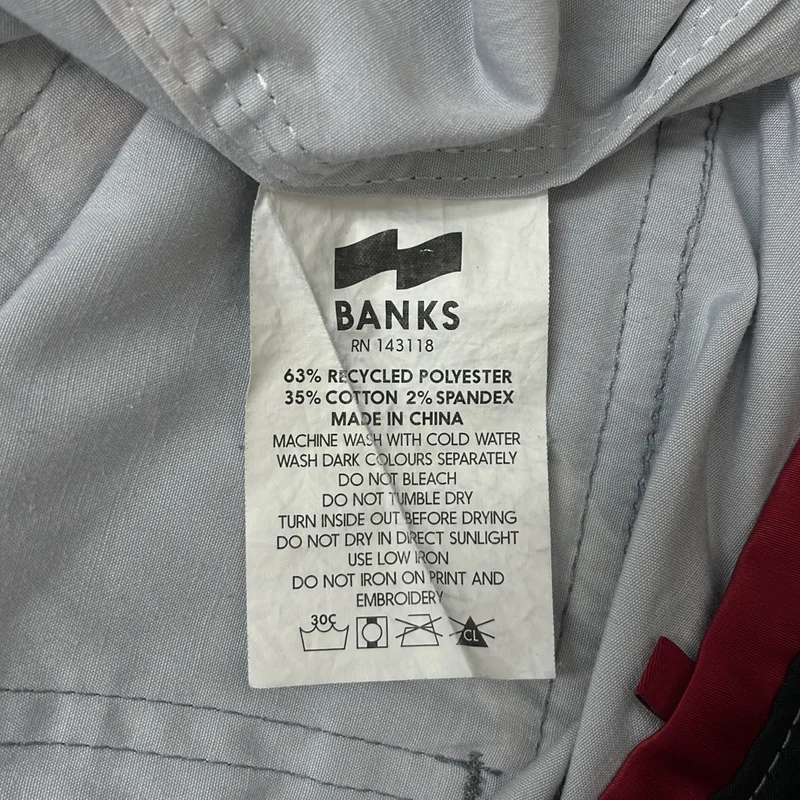 BANKS / バンクス | 総柄 ロゴ ドローストリング ショートパンツ ショーツ | 30 | メンズ