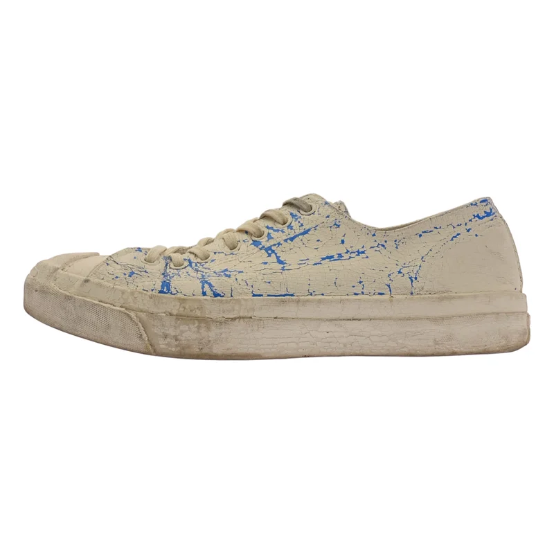 Maison Martin Margiela / メゾンマルタンマルジェラ | ×CONVERSE JACK PURCELL / ジャックパーセル レザー ペンキ スニーカー | 26 | メンズ