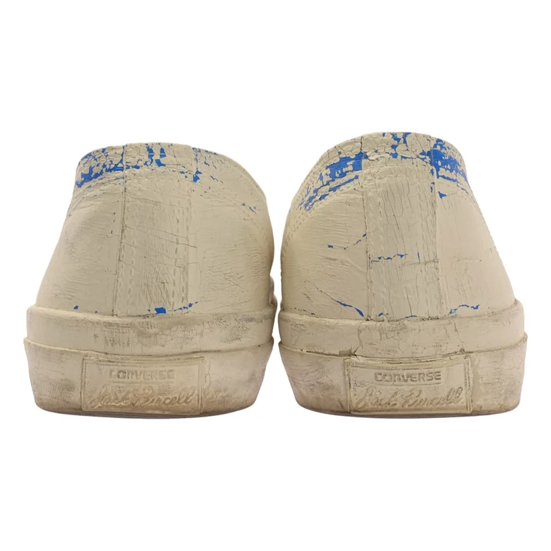Maison Martin Margiela / メゾンマルタンマルジェラ | ×CONVERSE JACK PURCELL / ジャックパーセル レザー ペンキ スニーカー | 26 | メンズ