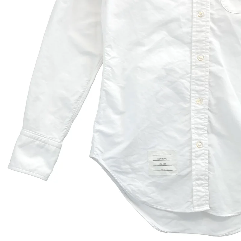 THOM BROWNE / トムブラウン | ボタンダウン オックスフォードシャツ | 0 | レディース
