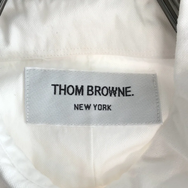 THOM BROWNE / トムブラウン | ボタンダウン オックスフォードシャツ | 0 | レディース