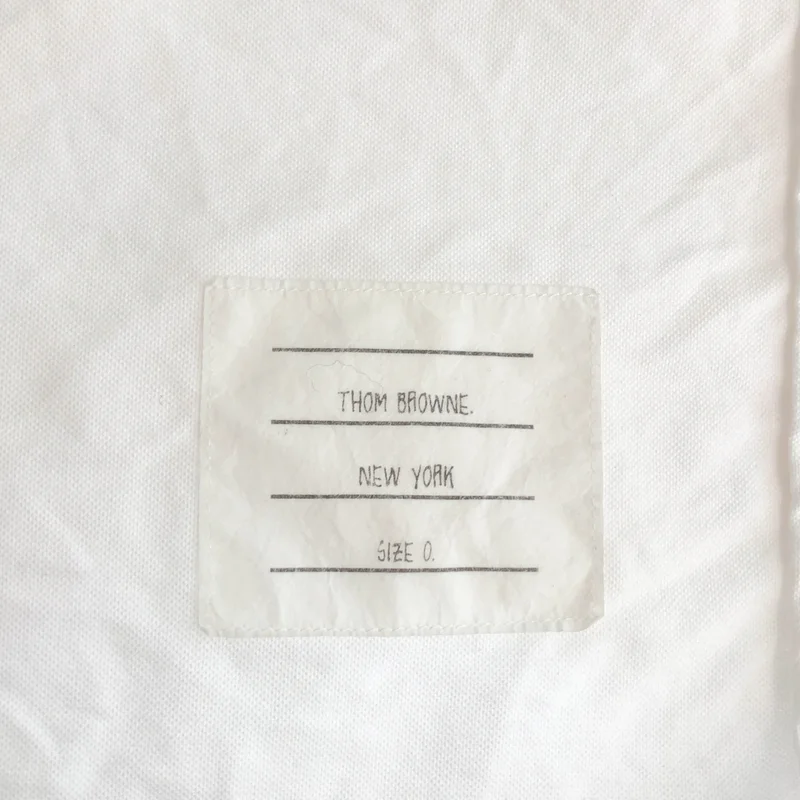 THOM BROWNE / トムブラウン | ボタンダウン オックスフォードシャツ | 0 | レディース