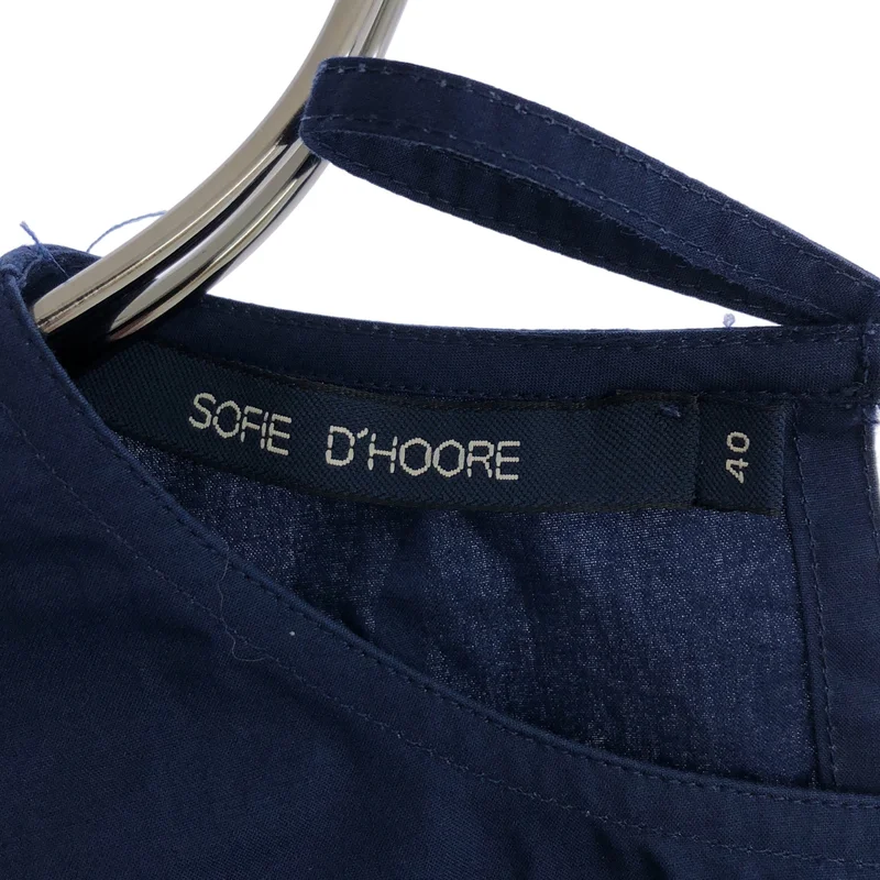 SOFIE D'HOORE / ソフィードール | コットン シルク ドット ギャザーワンピース |