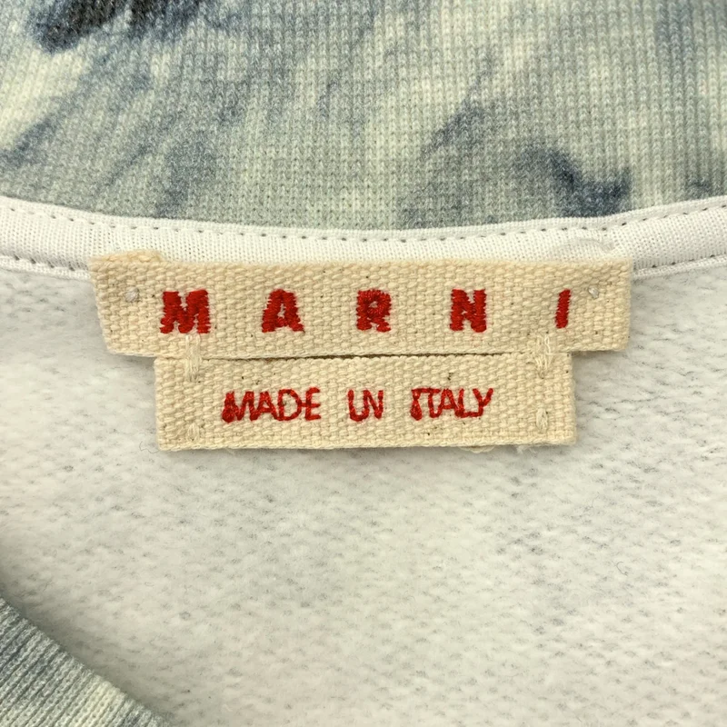 MARNI / マルニ | ブラシストロークプリント ロゴ スウェット | 48 | メンズ
